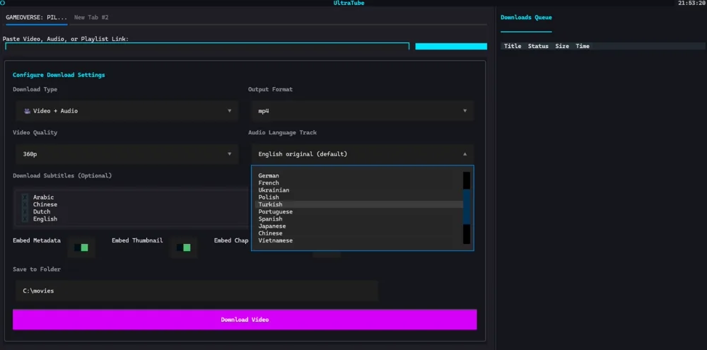 UltraTube Screenshot 3